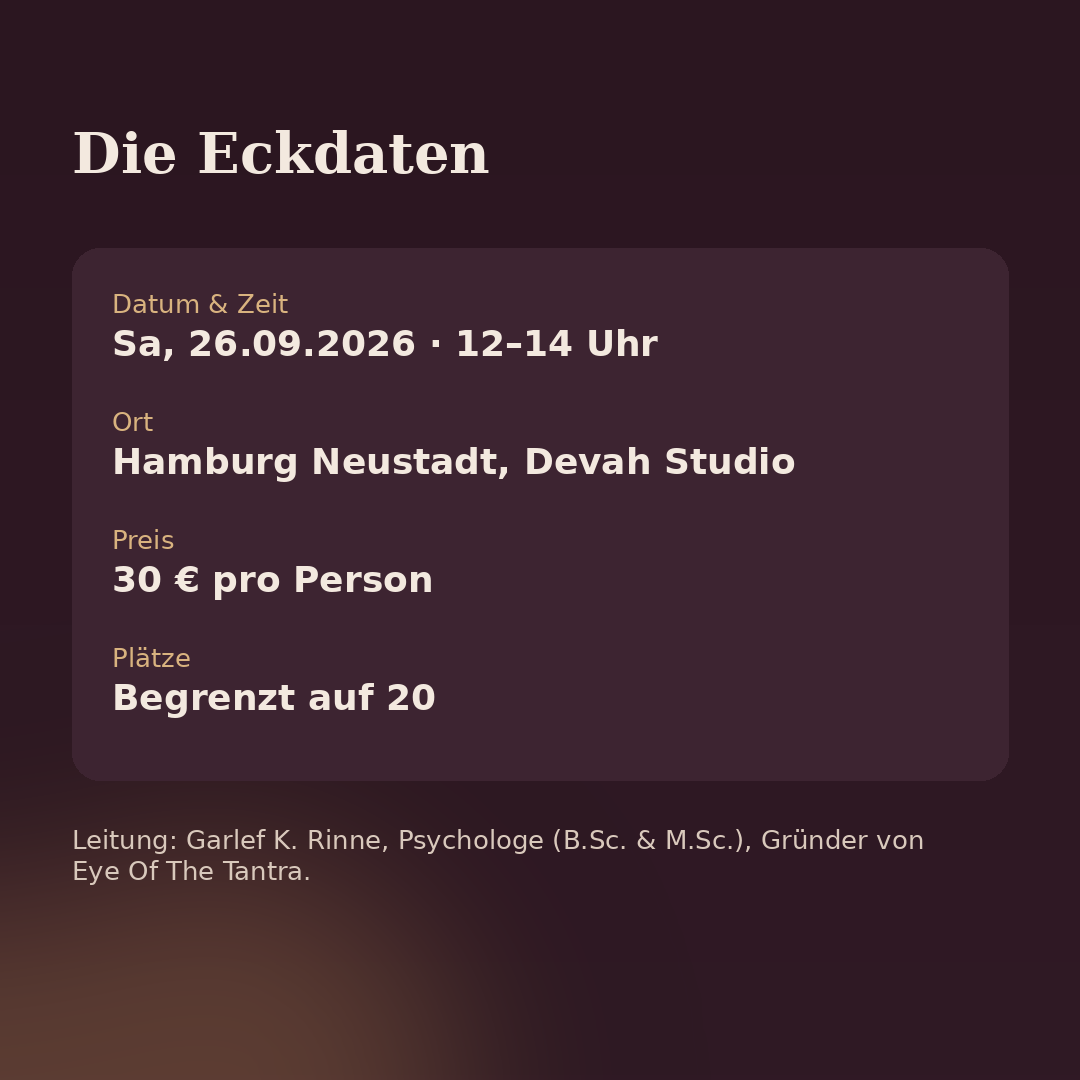 2. Berührung mit Tantra