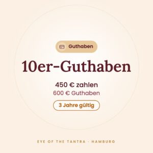 10er-Guthaben – 450 € zahlen, 600 € Guthaben · 3 Jahre gültig